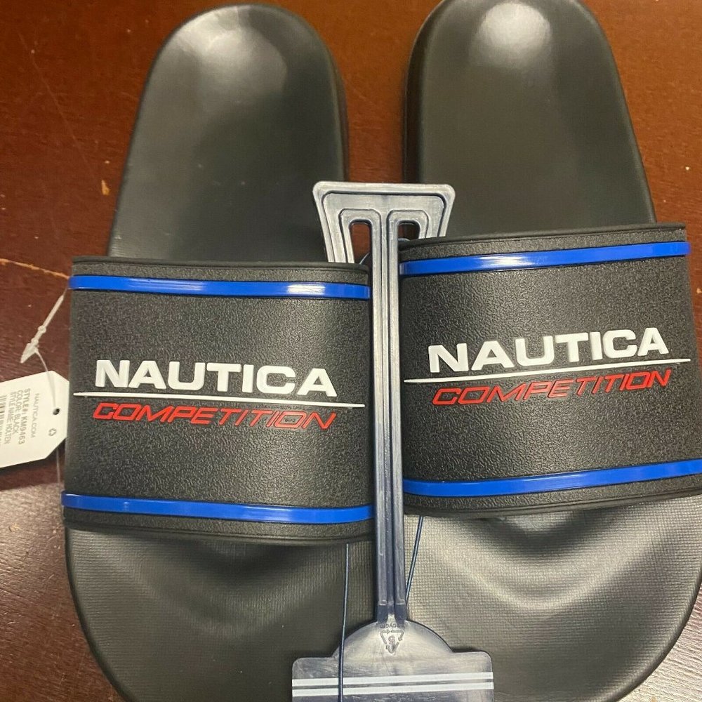 Nautica Slip On Classic Slide Sandals US 8,9,10,11